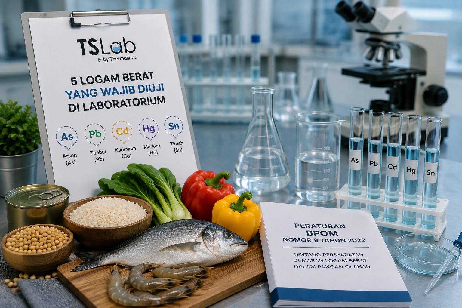 Bahaya Logam Berat dalam Makanan: Kenali 5 Jenis Cemaran yang Wajib Diuji di Laboratorium